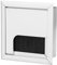 Aluminium Alloy Cable Square Outlet Computer Desk Grommet Wire Hole Cover (Small)