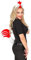 NET TOYS Witziges Hühner-Kostüm-Set mit Haarreif und Schwanz - Weiß-Rot - Tierische Unisex-Verkleidung Gockel - Perfekt geeignet für Fasching & Karneval