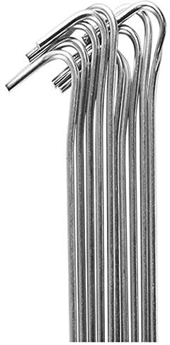 10 Or 50 x Metal Pegs Ground Tent Camping Anchor Hiking Tarpaulin Galvanised Gazebo Beach Steel Hooks Outdoors Travel UK FREE P&P (10 x METAL GROUND PEGS)