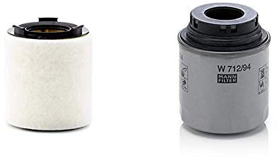 Original MANN-FILTER Luftfilter C 15 008 – Für PKW & Ölfilter W 712/94 – Für PKW