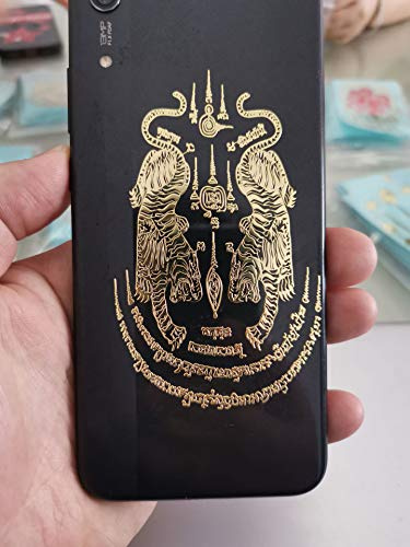 Gandhanra Einzigartige Buddha Amulett Metall Aufkleber von Thailand Buddhismus, Telefon und Laptop Aufkleber Aufkleber für Zen, Meditation