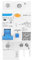 Aramox disjoncteur de courant disjoncteur salle de bain disjoncteur différentiel 30mA, DZ47LE-32 1P + N C32 RCCB Disjoncteur de courant résiduel 30mA 230V