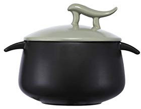 Pentola carne Pentola in ceramica in ceramica POTOVOP POT Hot Pot Clay Pots Zuppa Pentola Stutenlatore Pan Casseruola Pentola Cooking Pentola con coperchio Utensili da cucina professionale per la casa