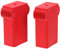 DOITOOL 2pcs Extenstion Ladder Cover Safety Ladder Non Slip Feet Ladder Feet Rubber Pads Step Ladder Feet Replacements Cover for Ladder for Indoor Outdoor Red