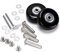 Ersatz Rollen für Koffer Gummi Rollen Rder Ersatz Wheels Rad für Trolley Samsonite Hartschalenkoffer Rollen mit kugellager Ersatzteile Reparatur Set