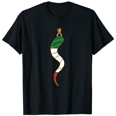 Italian horn symbol of luck | Italian evil eye protection T-Shirt