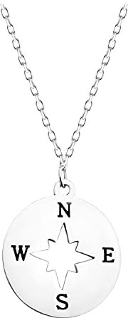 Sofia Milani - Women's Necklace 925 Silver - Compass Pendant - N0431