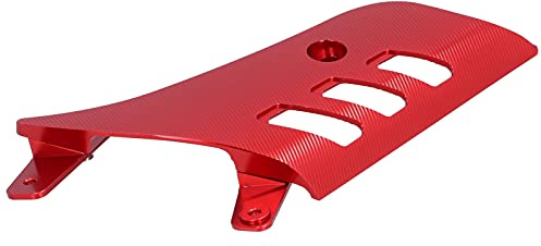 Schwingenabdeckung, Motorrad Schwingenabdeckung Vorderrad Stoßdämpfer Seite Ersatz für VESPA GTS 125 200 300 2013-2020(Ein rotes)