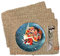 FRIHET Tischset eckig - Seegras geflochten (4er Set) Platzset 40x30cm, Natur Tischdeko, Tischsets Platzsets abwischbar, Platzdeckchen Esstisch, Hygge Skandi Boho
