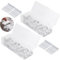 YunNasi Kabel Aufbewahrungsbox Kabel Organizer Box mit 20 Kabelbindern Kabel Management Box transparenter Kunststoff Aufbewahrungsbox für Arbeitsplatte Organizer (Large with Lid-2 Packs)