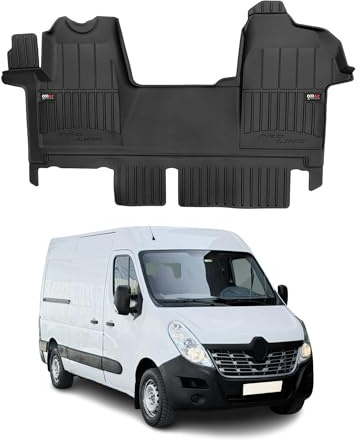 OMAC Fußmatten für Opel Movano typ B 2010-2022 TPE | Premium, Automatten, Gummimatten, Allwetter, fahrzeugspezifisches Produkt, 3D-Passform, Antirutsch, wasserdicht
