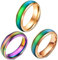 EUMENIDES stimmungsring,Farbwechselring，Farbwechselringe für Herren und Damen, temperaturempfindliche Farbwechselringe, personalisierte Mode-Paarringe, (3pcs-, C 65mm（20.5）)