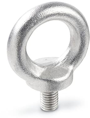 Ganter Normelemente | Ringschraube - DIN 580-M10-NI | Edelstahl A2 | Gewinde M10