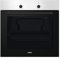 Edesa Horno Estático EOE-5010 X/A de 62 L con 4 programas de Cocinado. Esmalte ETC Fácil Limpieza. Puerta de Cristal Negro y Panel de Control Inoxidable.