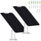 Panneaux solaires 5 V 6 W pour caméras de sécurité Eufycam et Arlo Essential Spotlight/XL Spotlight Camera - Comprend un port micro USB, un adaptateur USB-C et un câble de charge de 3 m