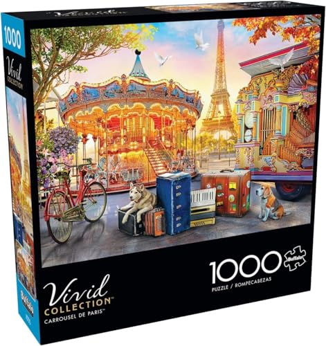 Buffalo Games - Carrousel de Paris – Puzzle mit 1000 Teilen