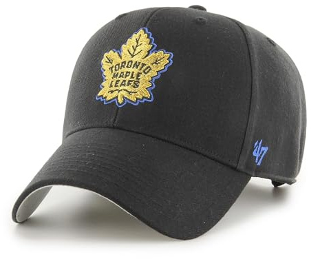 47 NHL Cap Snapback verstellbar Kappe Basecap Eishockey schwarz goldenes Logo