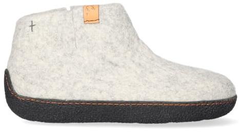 Tofvel Rabara Wollfilz-Pantoffel Natural Delta