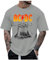 T-shirt Herren ACDC Tshirt Power Up Cover Tshirt Rock Music Band AC DC PWR UP Stage Lights T-Shirts Fan-Shirt Hells Bells High Voltage Hard Rock T Shirt für Herren Damen Schwarz