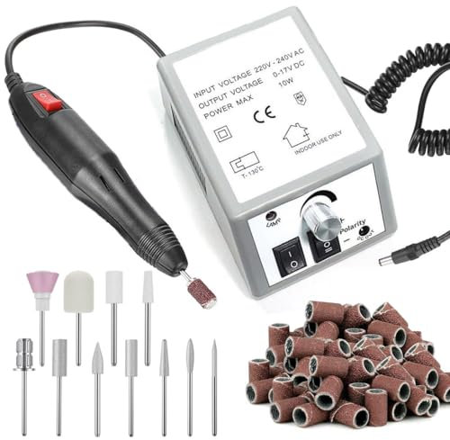 Electric Nail Files Professional Nail Drill Machine Manicure Set Acrylic Nail Gel Polish Remover Electric Nail Drill Pedicure Kit
