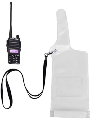 Sac étanche pour Radio bidirectionnelle – Étui étanche pour Radio bidirectionnelle | Pochette imperméable pour Talkie-walkie Portable | Étui de Protection Radio avec lanière et lanière pour