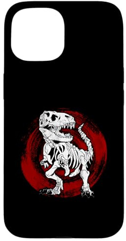 Hülle für iPhone 15 T-Rex Skelett Dino Paläontologe Fossil Dinosaurier