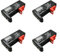 Mauedest 4 x Batterietester BT-168D Digitaler Batterietester Batterietester BT168D Tester für Batterien AA/AAA/C/D/9V/1,5V