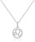 Philip Jones Leo Star Sign Zodiac Necklace with Zircondia® Crystals