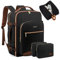 LOVEVOOK Zaino da Viaggio Aereo Bagaglio a Mano Donna&Umo, Impermeabile 45L Zaini Trolley Bagaglio Cabin Max per Ryanair Easyjet, Grande Zaino Porta PC 18 Pollici Valigia Borsa a Zainetto