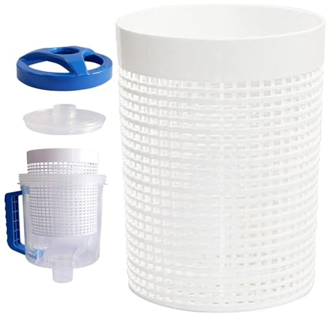 Bac à feuilles pour aspirateur de piscine, filtre à feuilles de rechange en maille, accessoire de nettoyage réutilisable, outil de filtre pour une utilisation domestique et extérieure