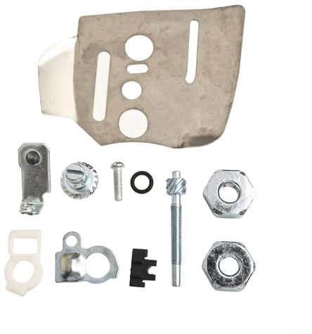 Kit de réglage de plaque de barre de tronçonneuse professionnelle compatible avec modèles 024 026 036 MS240 MS260 MS360 007 avec vis de plaque écrous facile à installer