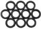 Einzelne Auswahl an O-Ringen aus NBR70, 1-40mm Innendurchmesser, Dichtungsringe (5 Stück, 6x2)