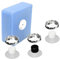 [EHOP] Pack de Porte-Savon Aimanté avec Protection (3, Transparente)