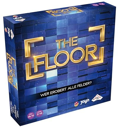 TOMY The Floor Board Game, Official TV Show Game, Exciting Quiz Duels, Time Printing App, 2-10 Players, Family Game for Children and Adults, Ages 10+, Funny Adventure