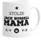 MoonWorks Kaffee-Tasse Stolze Jack Russell Terrier Mama Jack Russell Terrier Besitzerin Hundebesitzerin weiß Unisize