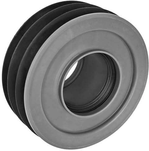 MegaHaustechnik HT Innenreduzierung zentrisch mit Muffe DN75 x Gummi-Dichtung DN110, für Rohr Außendurchmesser 75mm auf Steck-Ende Dichtung außen Ø 110mm, Manschette Erweiterung Übergang Reduzierung