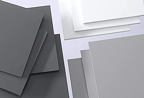 nattmann PVC Platte Hart weiß 2-25 mm Zuschnitt TOP QUALITÄT von SIMONA RÖCHLING TROVIDUR (15 mm, 495 x 495 mm) - nach Maß/Wunschmaß möglich