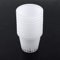 Nikou Planting Basket Pot Net Mesh Hydroponic 10pcs Heavy Duty Mesh Pot Net Cup Basket Hydroponics Plant Cloning White