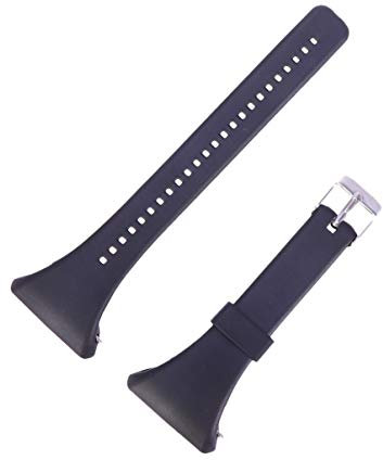 Ersatz-armband aus Kunststoff für Smartwatch Bequemes Langlebiges und Hautfreundliches Armband für Herren Installieren für Jede Gelegenheit Schwarz