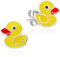 LUISIA® Ohrstecker Gelbe Ente - 925 Sterling Silber