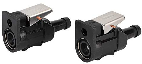 EBTOOLS Fuel Line Quick Connector,2Pcs Marine Engine Fuel Hose Line Connector Replacement for 8mm Outboard