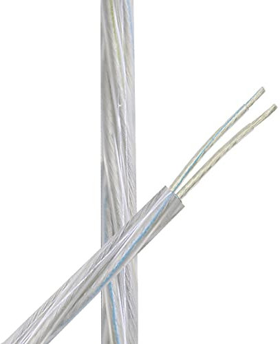 3 m Kabel transparent 2×0,75 mm² H03VV-F – PVC Schlauchleitung Rundkabel für Lampen & Innenbereich