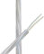 Cable de 3 m, transparente, 2 x 0,75 mm², 2 G, cable aislado redondo, cable de lámpara, cable de alimentación, cable redondo, trenzado