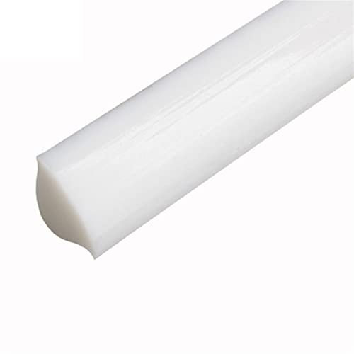 5M Moulure de Plafond, Corniches Moulures Cimaises, Bande Décorative Autocollante, Profilé Quart de Plastique - Moulure Autocollante - Étanche - pour Bords de Murs, Armoires, Plafonds, Comptoirs ( Col
