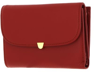 Coccinelle Leder Geldbörse Ida Flap Wallet Acero rot