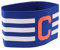 pistro Nylon-Armband für Fußballspieler, verstellbar, Nr. 2, Blau