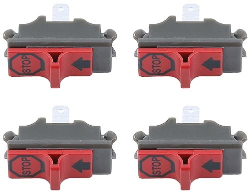 4 Pezzi Interruttore Avvio/Arresto Husqvarna 61 365 372XP 385XP 390XP, ADEFOL Interruttore di Accensione/Spegnimento Pezzi di Ricambio On Off Switch Motosega Accessorio