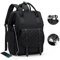 Baby Lässig Wickelrucksack Wickeltasche Schwarz Groß,Wasserdichter Wickeltaschen Rucksack,Babytasche Multifunktional für Mama und Papa