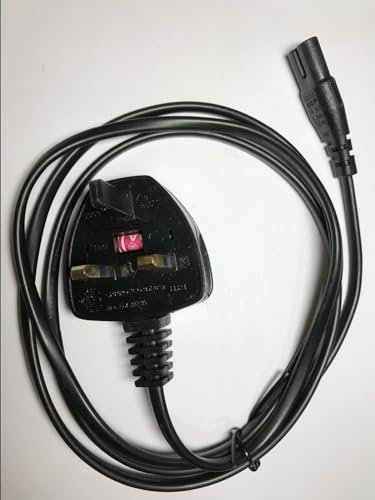Replacement for UK Plug Power Cable Lead for JVC TH-D227B 2.0 Compact Sound Bar