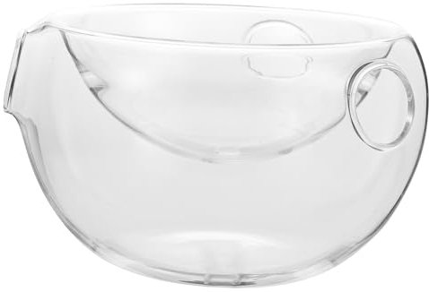 Healeved 1 Stück Trockeneis Künstlerische Konzeption Hohe Borosilikatglasschale Kreatives Geschirr Kochen Hohlware